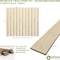 Ekena Millwork 48H x 3/8T Adjustable Wood Slat Wall Panel Kit w/ 4W Slats, Birch contains 11 Slats SWW55X48X0375BI - alternate 3